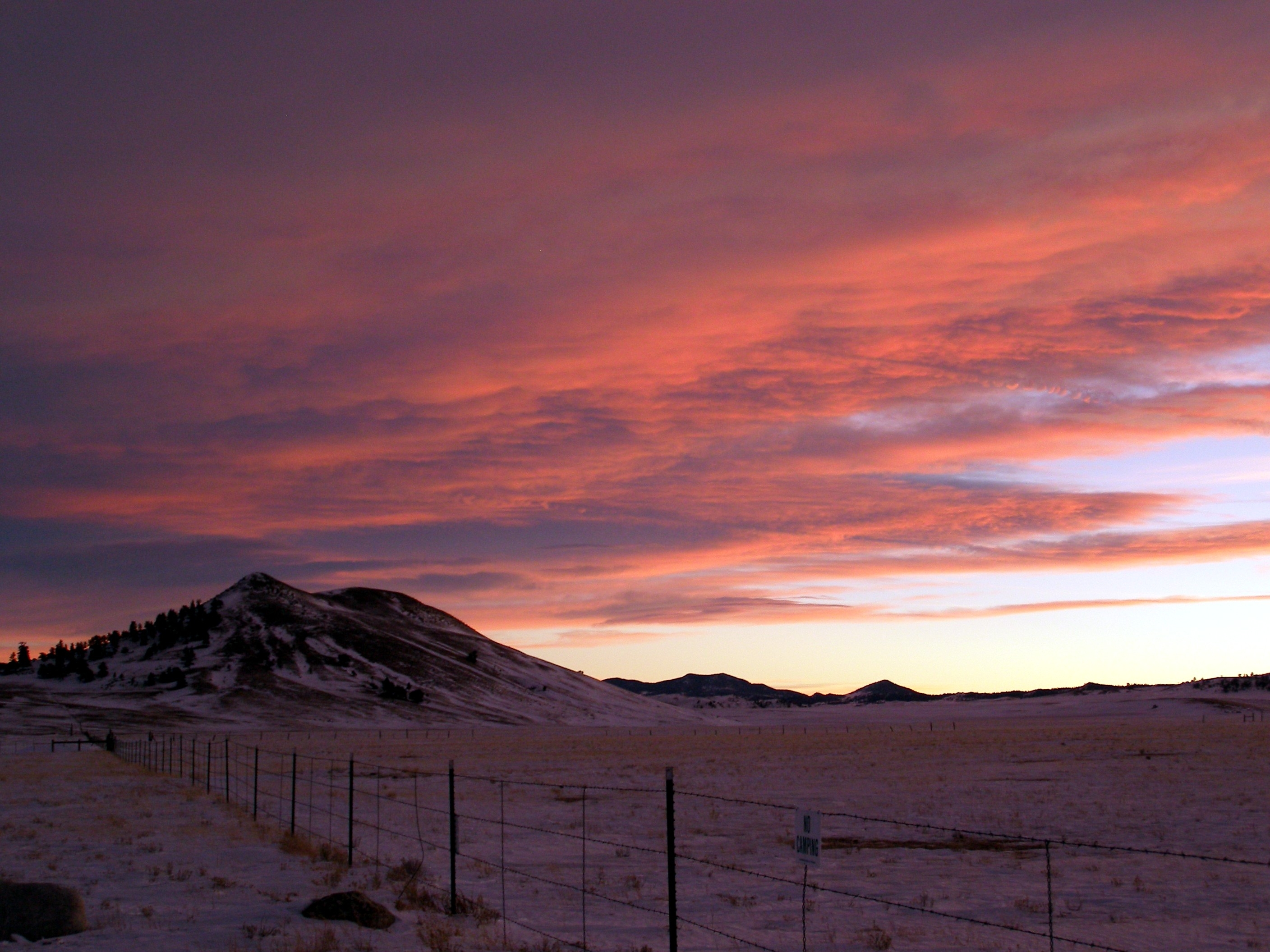 Sunset in Park County
